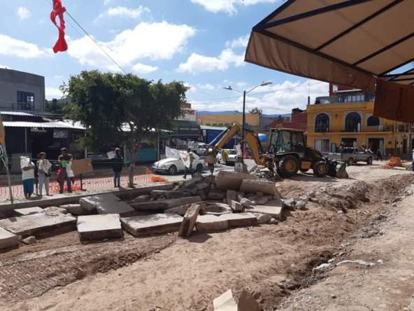 Transplante y destrucción en el 2019 en avenida Guadalupe San Miguel de Allende