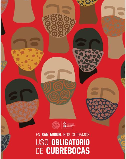 Uso obligatorio de cubre bocas, ante incremento de casos por covid19 en el estado de Guanajuato