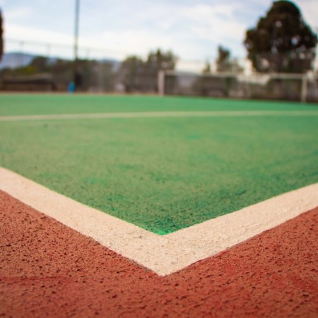 rehabilitación de canchas en la Unidad Deportiva