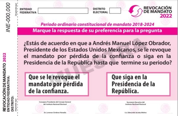 Así lucirá la boleta