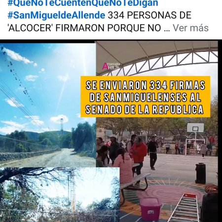 334 PERSONAS DE 'ALCOCER' FIRMARON PORQUE NO QUIEREN EL NUEVO POZO