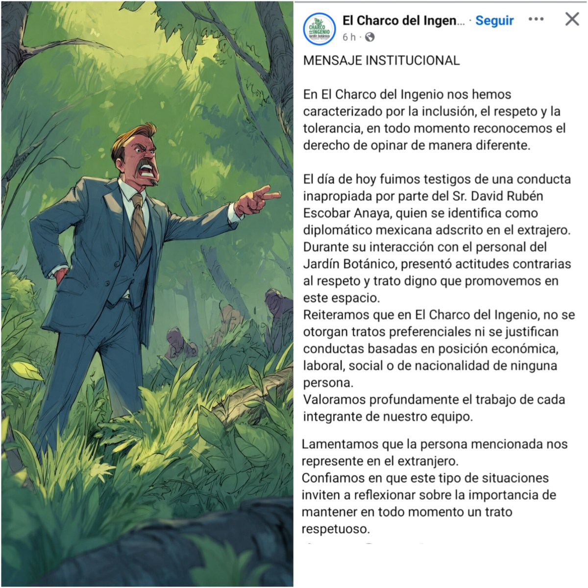 LLEGA PRESUNTO DIPLOMÁTICO DEL EXTRANJERO A CHARCO DEL INGENIO SAN MIGUEL DE ALLENDE Y NO QUISO PAGAR SU ENTRADA POR LO QUÉ EXPLOTÓ SU IRA