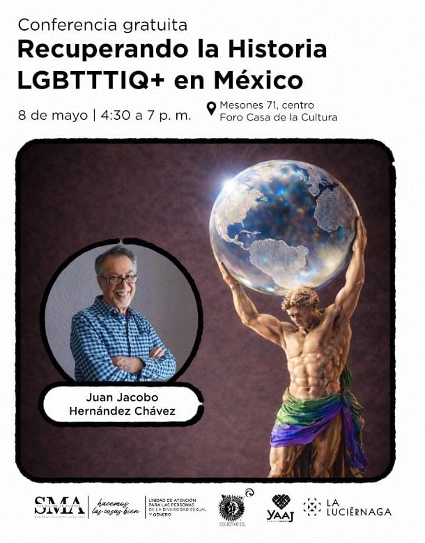 EL ICONO LGBTIQ+ JUAN JACOBO HERNÁNDEZ, ESTARÁ EN SAN MIGUEL DE ALLENDE IMPARTIENDO CONFERENCIA GRATUITA, ABIERTA PARA TODO EL PÚBLICO, EL EVENTO A CARGO DEL GOBIERNO MUNICIPAL